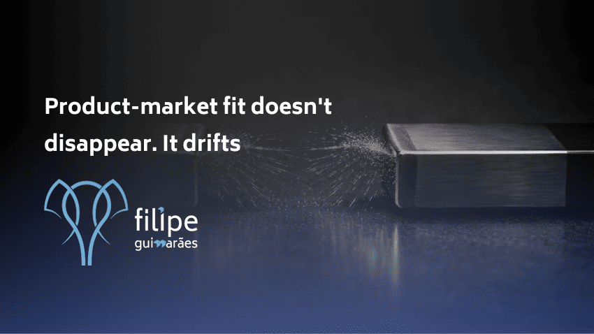 Product-market fit doesn't disappear. It drifts.