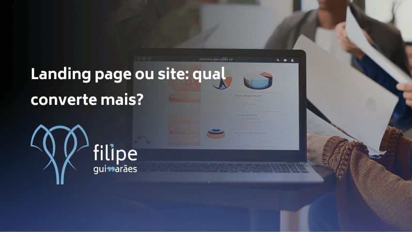 Landing page ou site: qual converte mais?